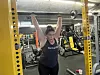 Michelle Johnston lifts heavy