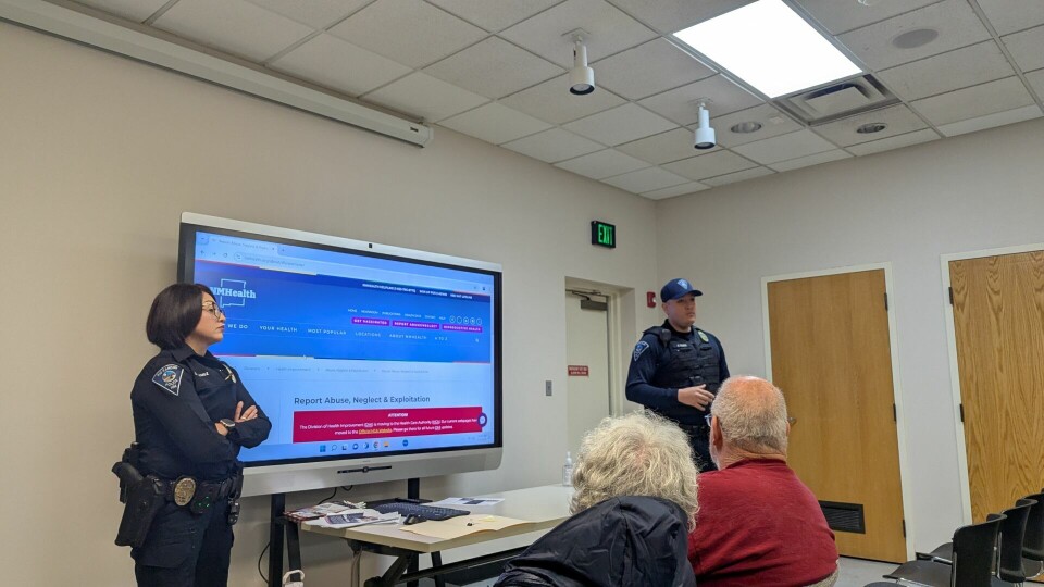 Rrpd Project RRPD talks elder abuse in public information exchange | Crime ...
