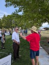 City Councilor Wymer meets and greets constituents in the park | News ...
